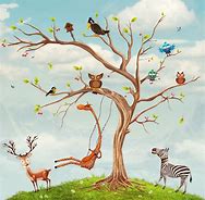 Trees and animals